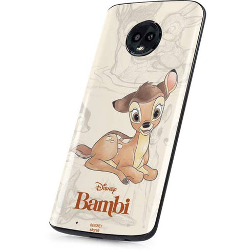 Disney Bambi Sketched Portrait Moto G6 Skin