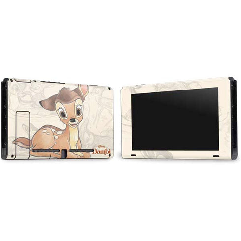 Disney Bambi Sketched Portrait Nintendo Switch Bundle Skin