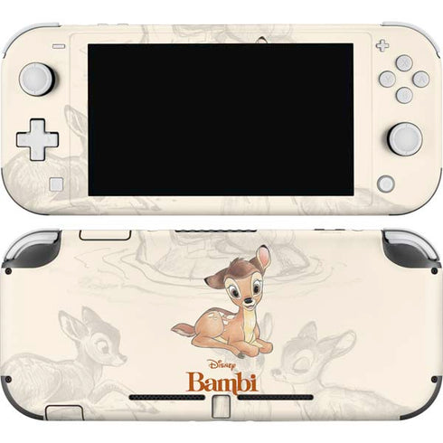 Disney Bambi Sketched Portrait Nintendo Switch Lite Skin