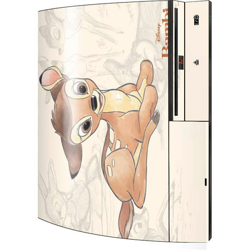 Disney Bambi Sketched Portrait Playstation 3 & PS3 Skin