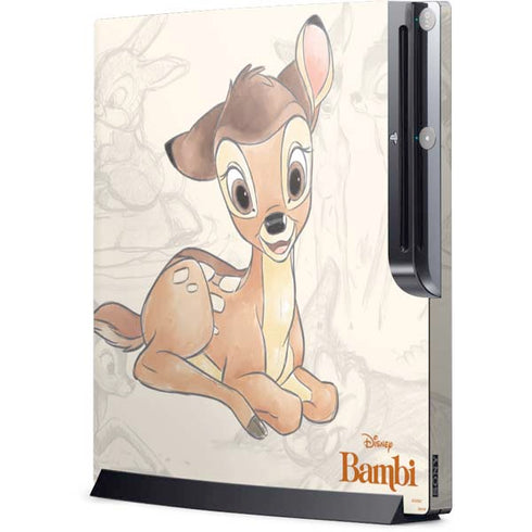 Disney Bambi Sketched Portrait Playstation 3 & PS3 Slim Skin