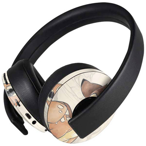 Disney Bambi Sketched Portrait PlayStation 4 Gold Wireless Headset Skin