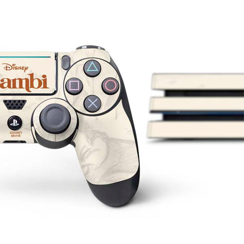 Disney Bambi Sketched Portrait PS4 Pro Bundle Skin