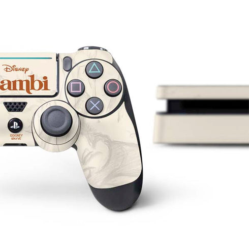 Disney Bambi Sketched Portrait PS4 Slim Bundle Skin