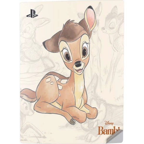 Disney Bambi Sketched Portrait PS5 Digital Edition Console Skin