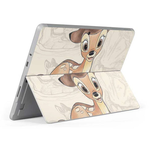 Disney Bambi Sketched Portrait Surface Go Skin