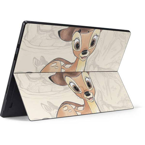 Disney Bambi Sketched Portrait Surface Pro 7 Skin