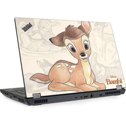 Disney Bambi Sketched Portrait Lenovo ThinkPad Skin