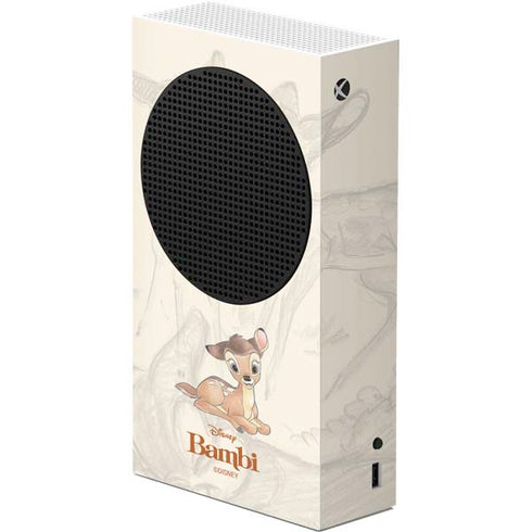 Disney Bambi Sketched Portrait Xbox Series S Console Skin