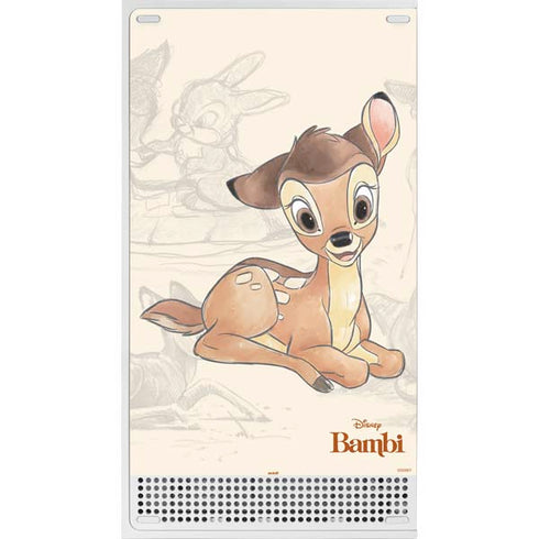 Disney Bambi Sketched Portrait Xbox Series S Console Skin