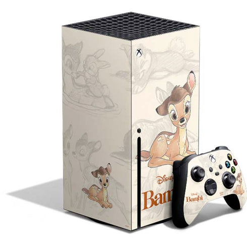 Disney Bambi Sketched Portrait Xbox Series X Bundle Skin