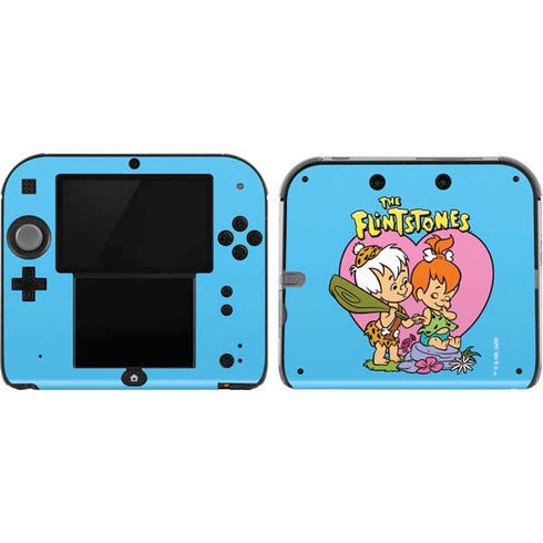 The Flinstones Bamm-Bamm and Pebbles Nintendo 2DS Skin