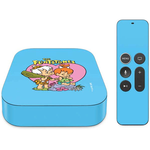 The Flinstones Bamm-Bamm and Pebbles Apple TV Skin
