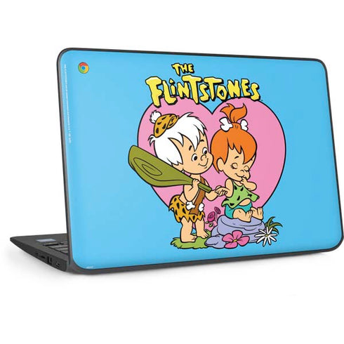 The Flinstones Bamm-Bamm and Pebbles HP Chromebook Skin