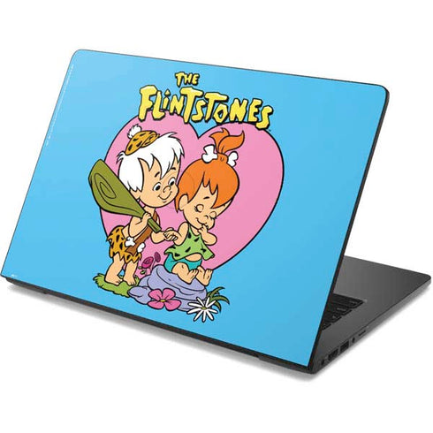 The Flinstones Bamm-Bamm and Pebbles Dell Chromebook Skin