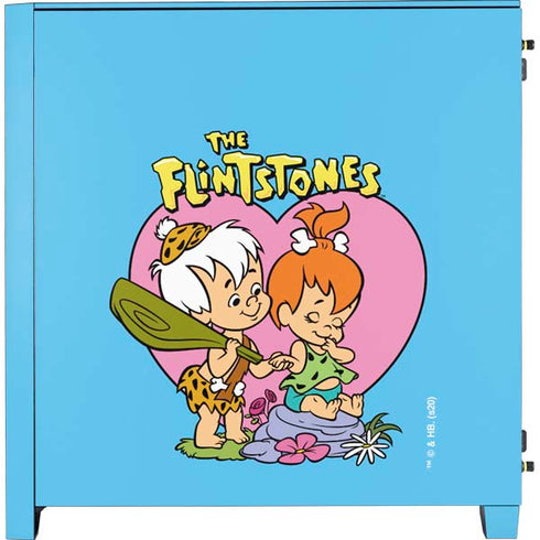 The Flinstones Bamm-Bamm and Pebbles Corsair 4000D Tempered Glass Mid-Tower ATX Case Skin