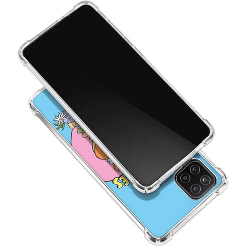 The Flinstones Bamm-Bamm and Pebbles Galaxy A12 Clear Case