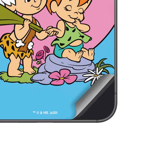 The Flinstones Bamm-Bamm and Pebbles Galaxy A14 5G Skin