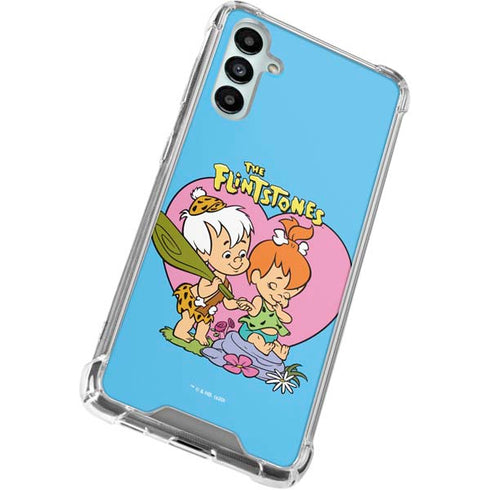 The Flinstones Bamm-Bamm and Pebbles Galaxy A15 5G Clear Case