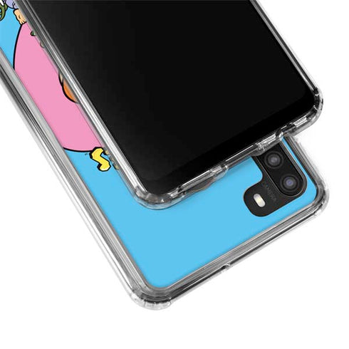 The Flinstones Bamm-Bamm and Pebbles Galaxy A21 Clear Case
