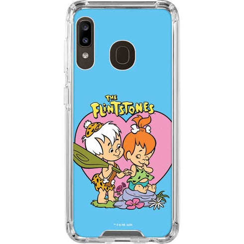 The Flinstones Bamm-Bamm and Pebbles Galaxy A30 Clear Case