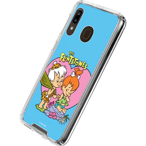 The Flinstones Bamm-Bamm and Pebbles Galaxy A30 Clear Case