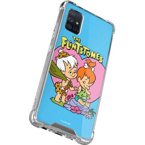 The Flinstones Bamm-Bamm and Pebbles Galaxy A51 5G Clear Case