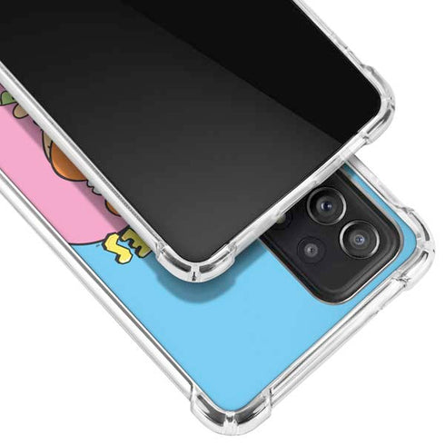 The Flinstones Bamm-Bamm and Pebbles Galaxy A52 5G Clear Case