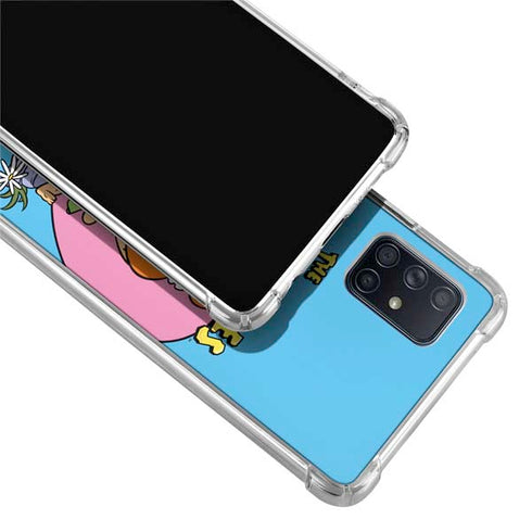 The Flinstones Bamm-Bamm and Pebbles Galaxy A71 5G Clear Case