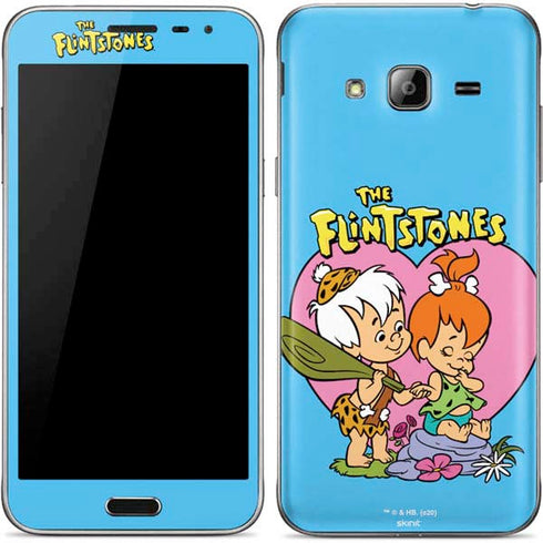 The Flinstones Bamm-Bamm and Pebbles Galaxy J3 Skin