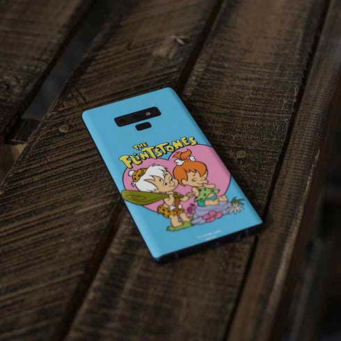 The Flinstones Bamm-Bamm and Pebbles Galaxy Note 9 Skin