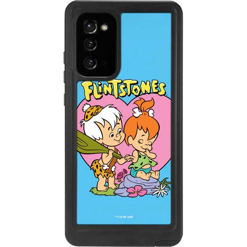 The Flinstones Bamm-Bamm and Pebbles Galaxy Note20 5G Waterproof Case