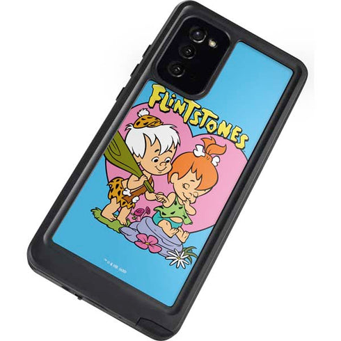 The Flinstones Bamm-Bamm and Pebbles Galaxy Note20 5G Waterproof Case