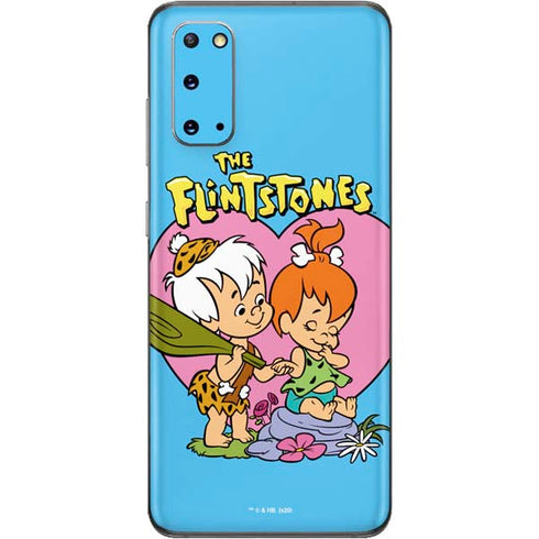 The Flinstones Bamm-Bamm and Pebbles Galaxy S20 Skin