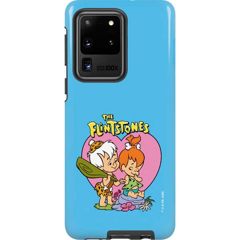 The Flinstones Bamm-Bamm and Pebbles Galaxy S20 Ultra 5G Pro Case