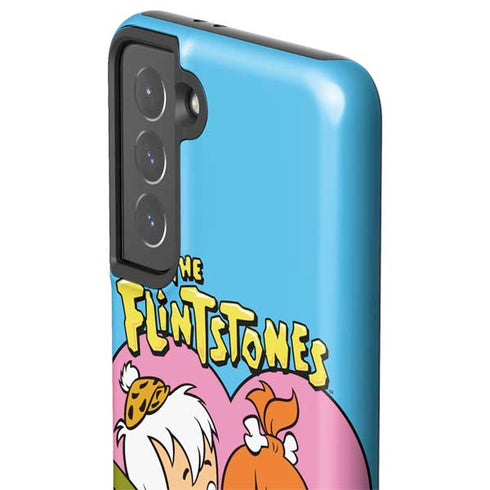 The Flinstones Bamm-Bamm and Pebbles Galaxy S21 5G Pro Case