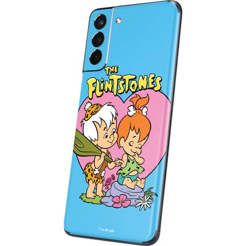 The Flinstones Bamm-Bamm and Pebbles Galaxy S21 5G Skin