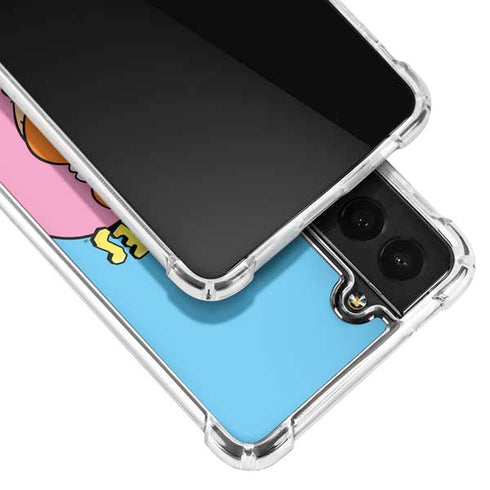 The Flinstones Bamm-Bamm and Pebbles Galaxy S22 Clear Case