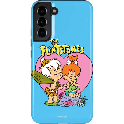 The Flinstones Bamm-Bamm and Pebbles Galaxy S22 Plus Pro Case