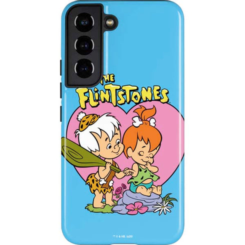 The Flinstones Bamm-Bamm and Pebbles Galaxy S22 Pro Case