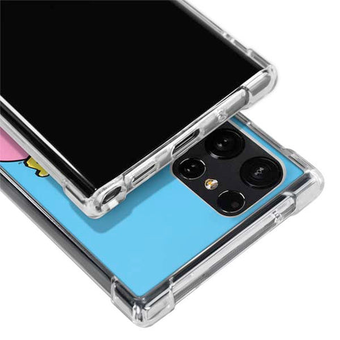The Flinstones Bamm-Bamm and Pebbles Galaxy S22 Ultra Clear Case