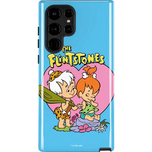 The Flinstones Bamm-Bamm and Pebbles Galaxy S22 Ultra Pro Case