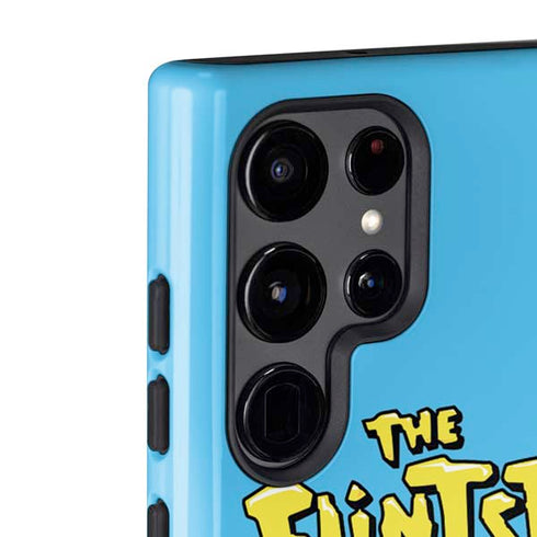 The Flinstones Bamm-Bamm and Pebbles Galaxy S22 Ultra Pro Case