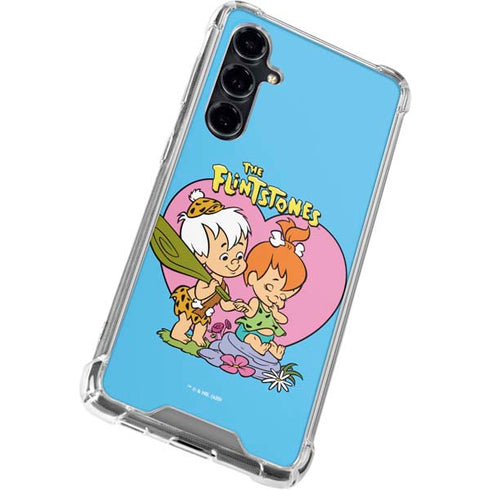 The Flinstones Bamm-Bamm and Pebbles Galaxy S23 FE Clear Case