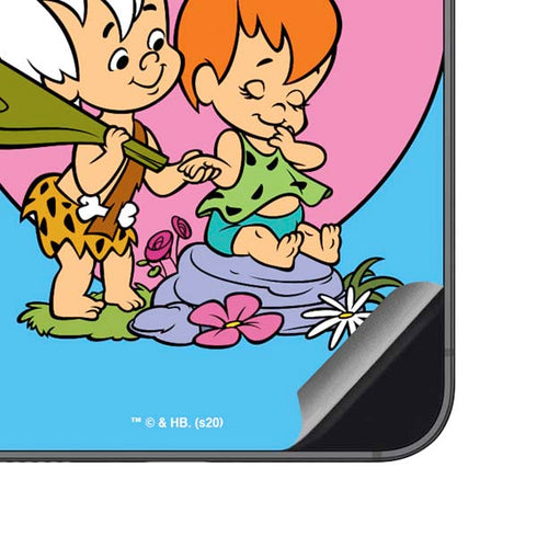 The Flinstones Bamm-Bamm and Pebbles Galaxy S23 FE Skin
