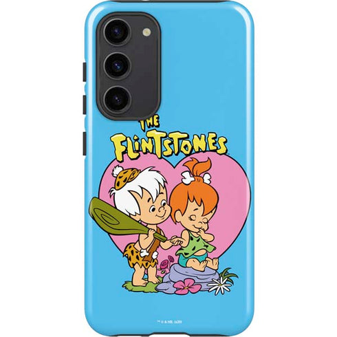 The Flinstones Bamm-Bamm and Pebbles Galaxy S23 Plus Pro Case