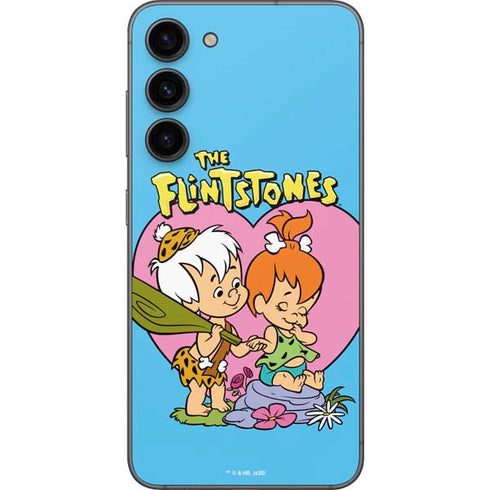 The Flinstones Bamm-Bamm and Pebbles Galaxy S23 Plus Skin