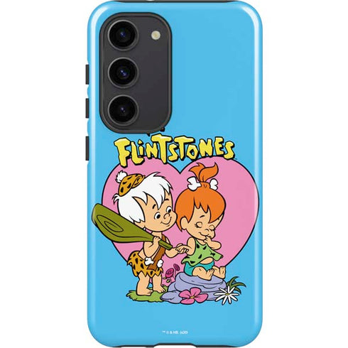 The Flinstones Bamm-Bamm and Pebbles Galaxy S23 Pro Case