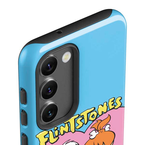 The Flinstones Bamm-Bamm and Pebbles Galaxy S23 Pro Case