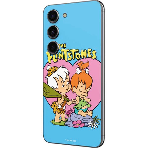 The Flinstones Bamm-Bamm and Pebbles Galaxy S23 Skin